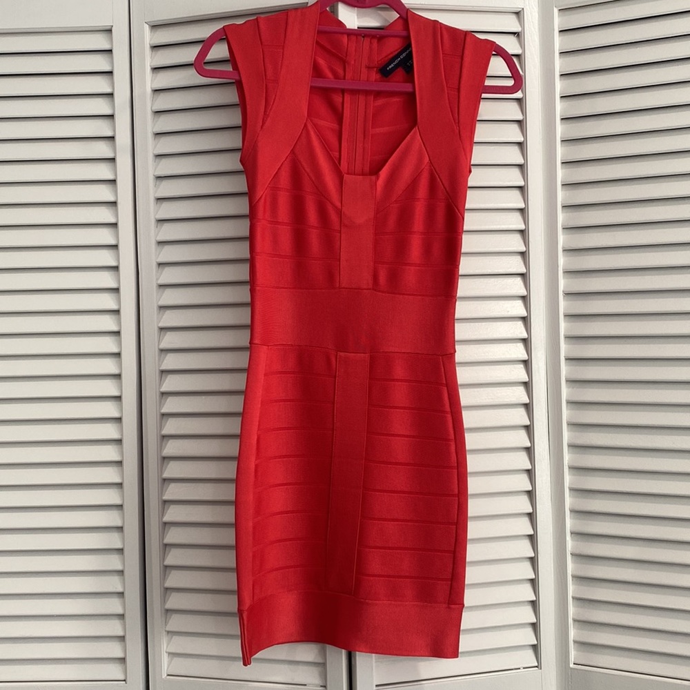 French Connection Body Con Dress. - Picture 1 of 8